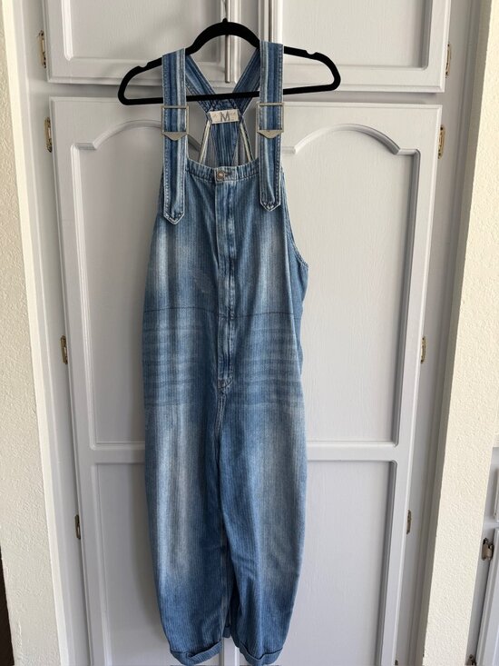 Free People Pants - Free People Chambray Overalls Romper M